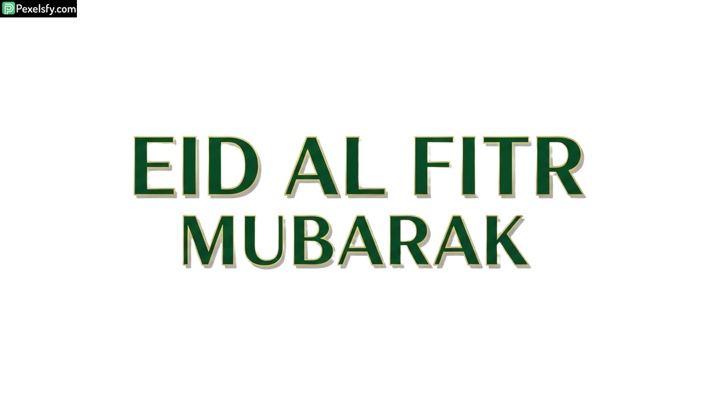 Eid al Fitr Mubarak greeting isolated on transparent background (19)