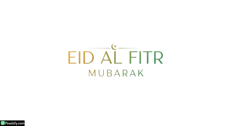 Eid al Fitr Mubarak greeting isolated on transparent background (20)