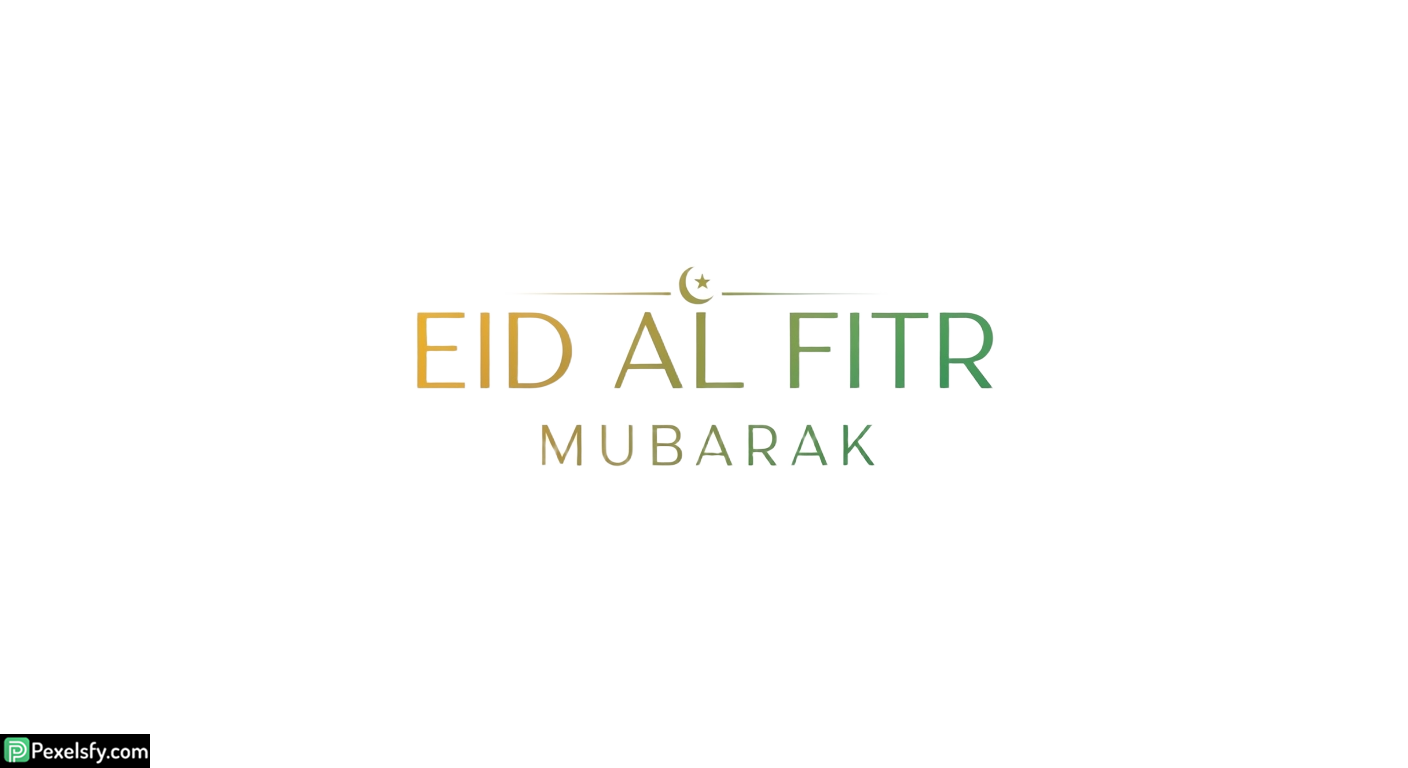 Eid al Fitr Mubarak greeting isolated on transparent background (20)