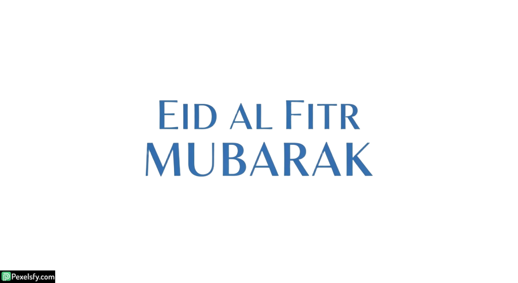 Eid al Fitr Mubarak greeting isolated on transparent background (22)