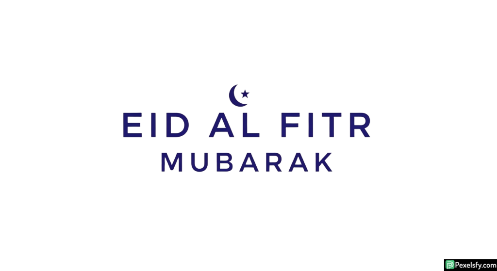Eid al Fitr Mubarak greeting isolated on transparent background (23)