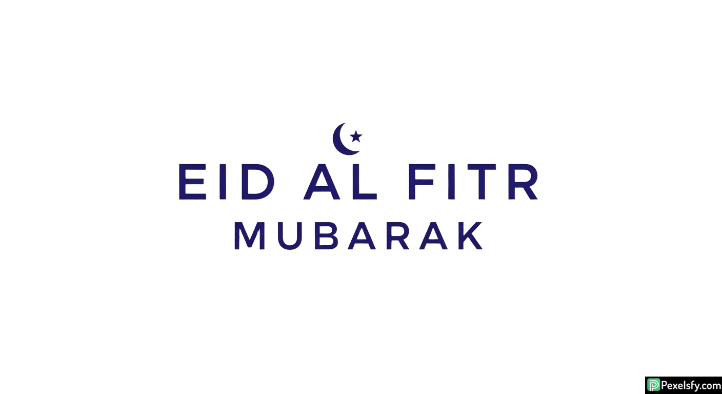 Eid al Fitr Mubarak greeting isolated on transparent background (23)