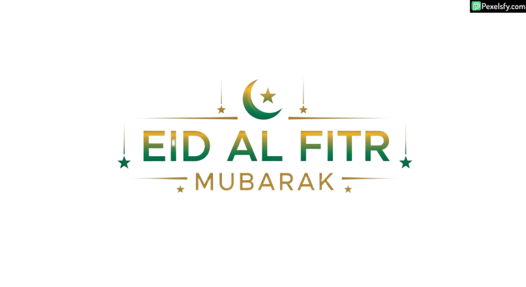 Eid al Fitr Mubarak greeting isolated on transparent background (24)