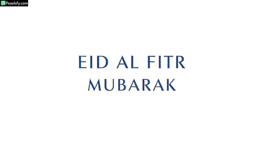 Eid al Fitr Mubarak greeting isolated on transparent background (25)