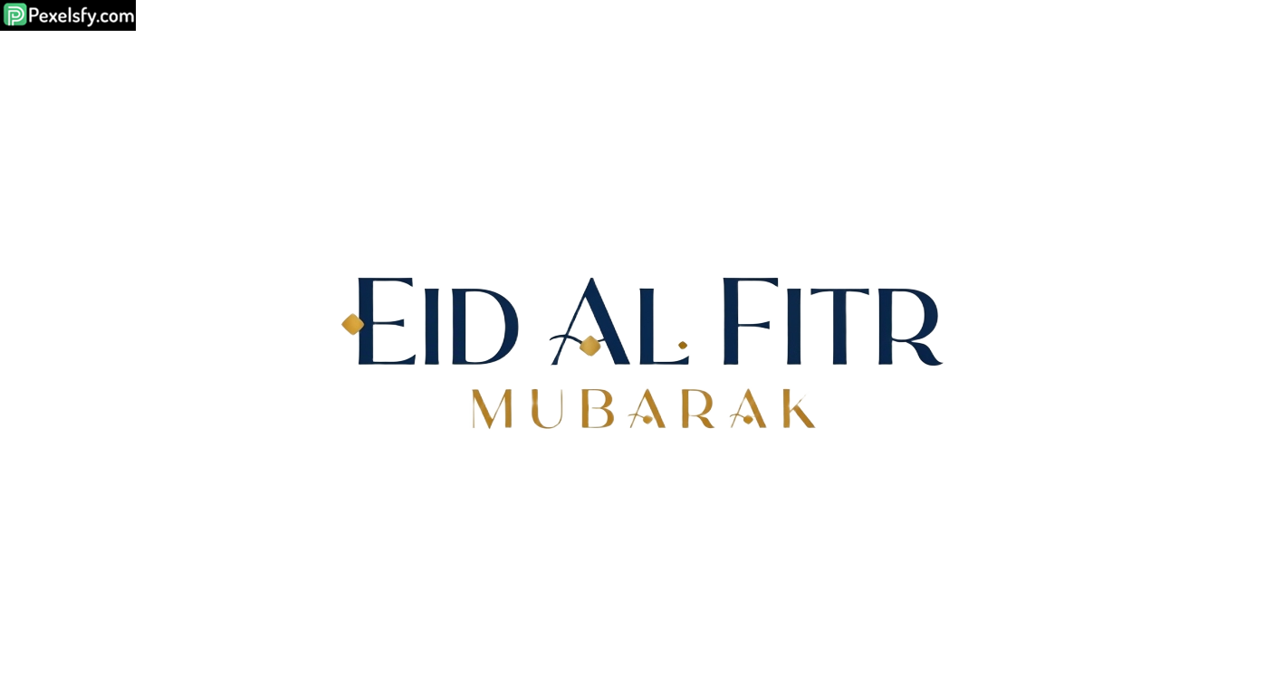 Eid al Fitr Mubarak greeting isolated on transparent background (29)