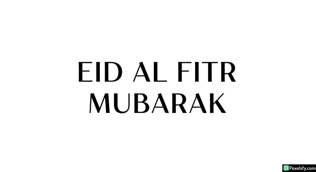 Eid al Fitr Mubarak greeting isolated on transparent background (3)