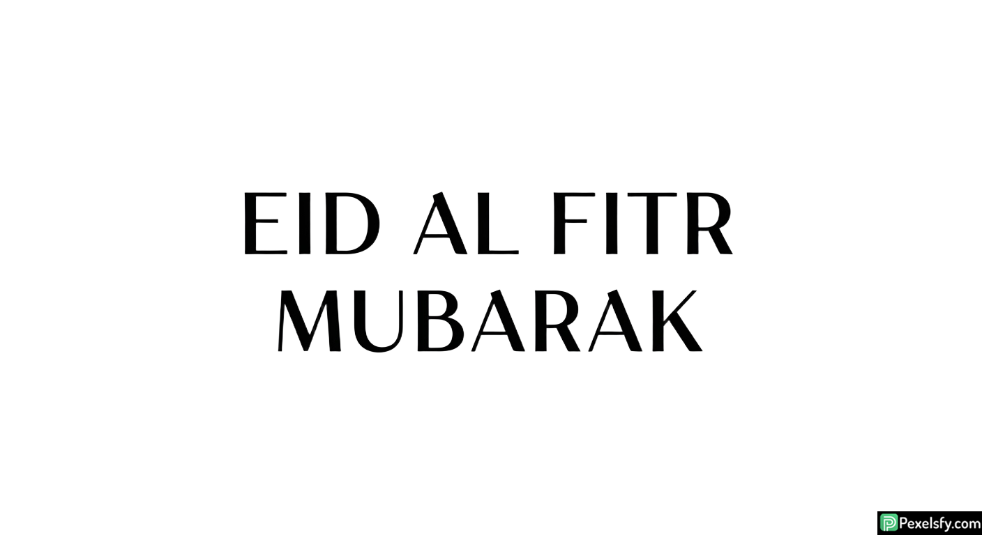 Eid al Fitr Mubarak greeting isolated on transparent background (3)