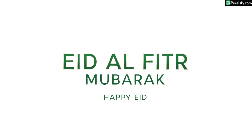Eid al Fitr Mubarak greeting isolated on transparent background (30)