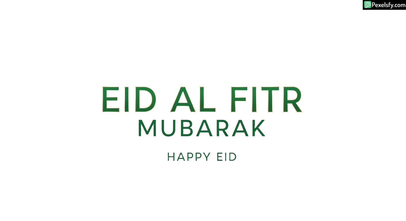 Eid al Fitr Mubarak greeting isolated on transparent background (30)