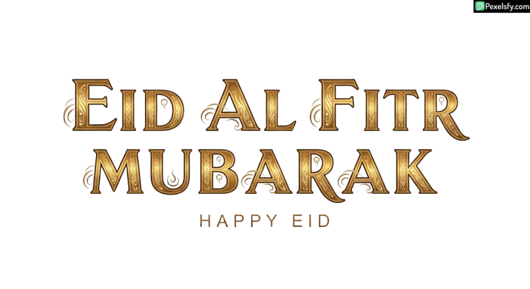 Eid al Fitr Mubarak greeting isolated on transparent background (31)