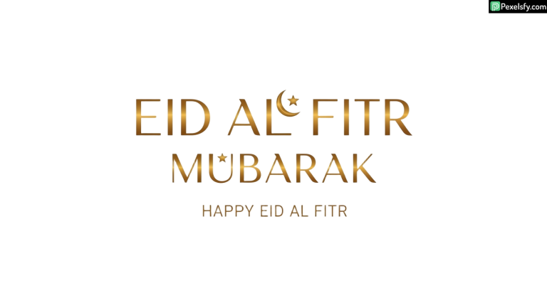 Eid al Fitr Mubarak greeting isolated on transparent background (32)