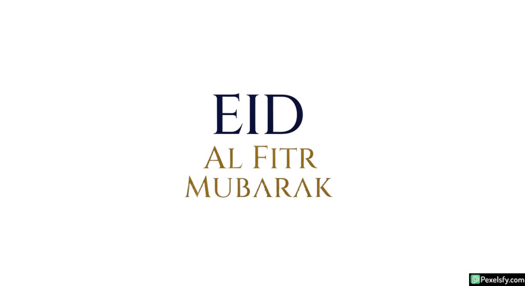 Eid al Fitr Mubarak greeting isolated on transparent background (34)