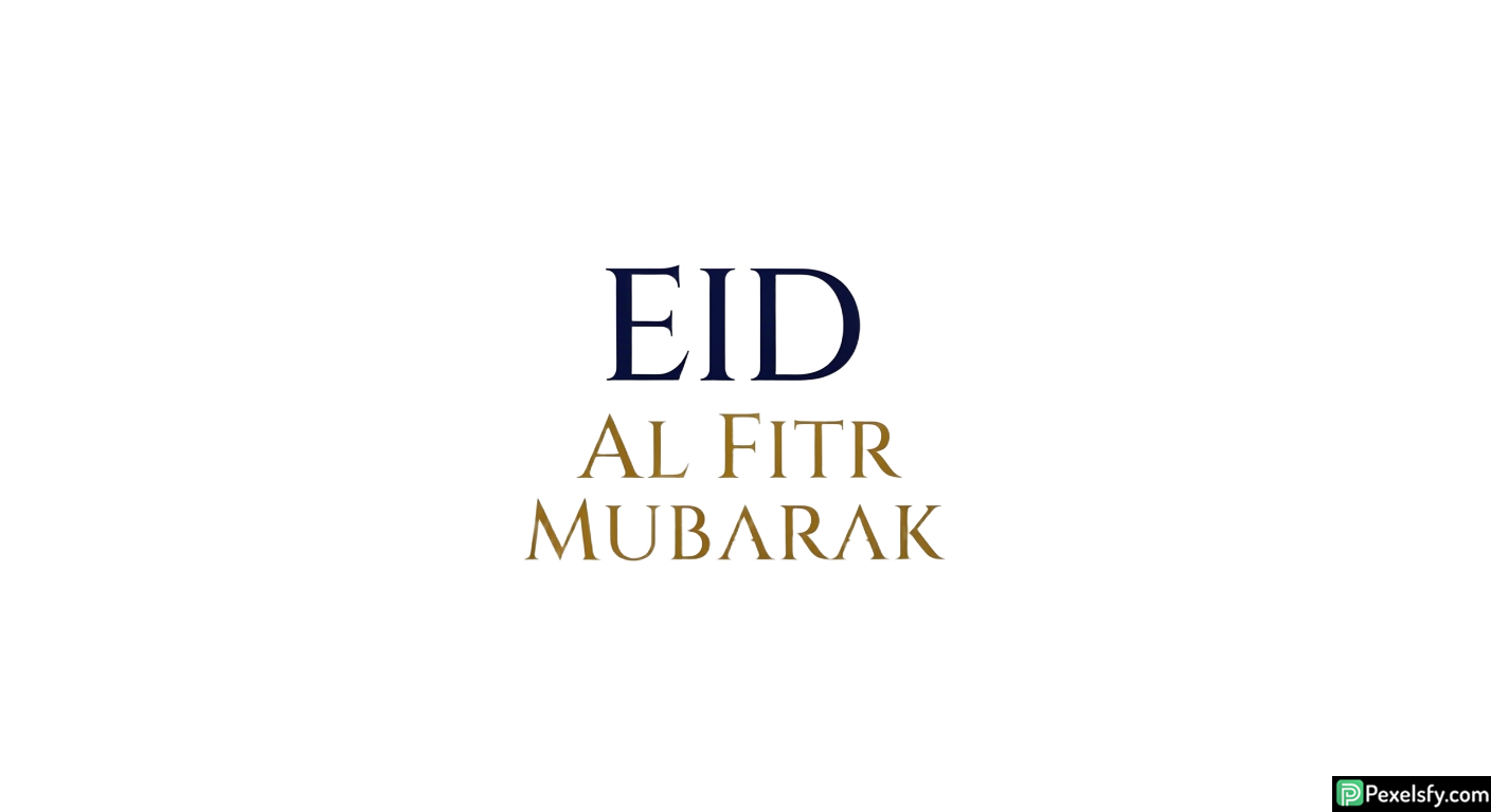 Eid al Fitr Mubarak greeting isolated on transparent background (34)