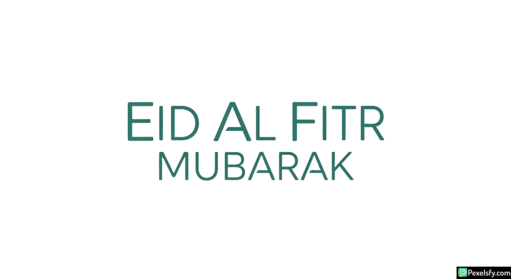 Eid al Fitr Mubarak greeting isolated on transparent background (35)