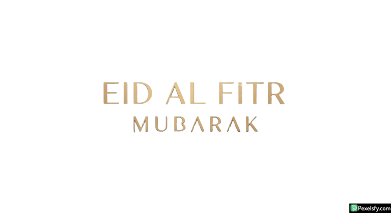 Eid al Fitr Mubarak greeting isolated on transparent background (37)