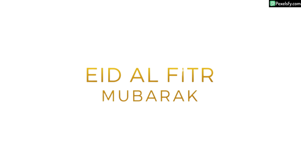 Eid al Fitr Mubarak greeting isolated on transparent background (38)