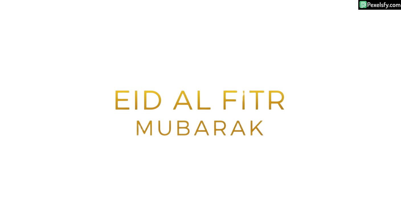 Eid al Fitr Mubarak greeting isolated on transparent background (38)