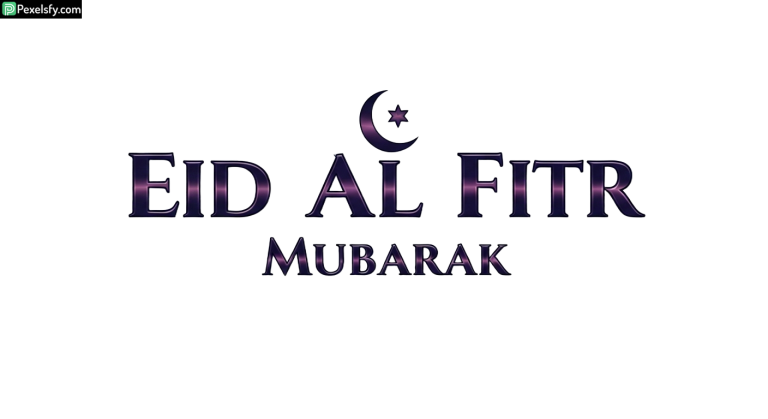 Eid al Fitr Mubarak greeting isolated on transparent background (4)