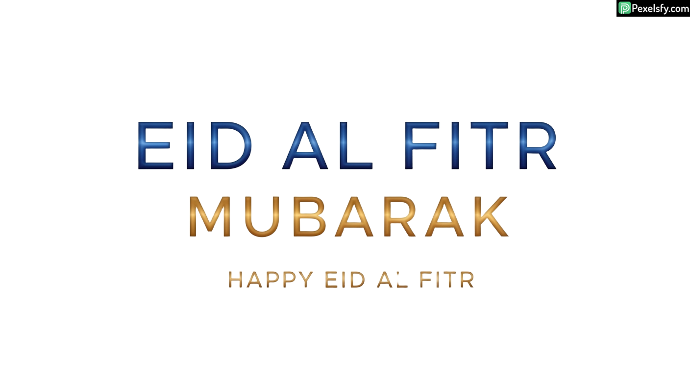 Eid al Fitr Mubarak greeting isolated on transparent background (41)