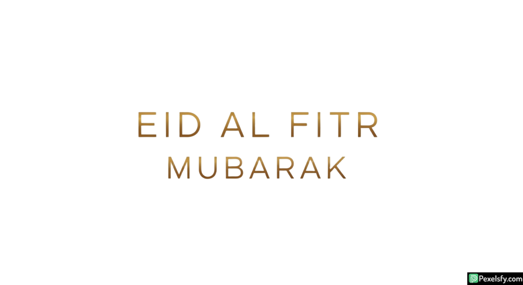 Eid al Fitr Mubarak greeting isolated on transparent background (42)