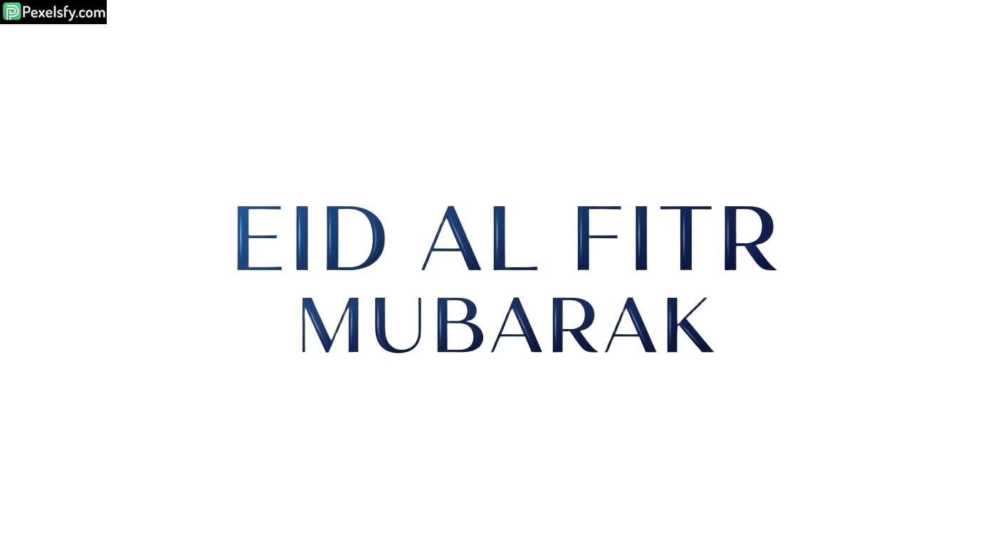 Eid al Fitr Mubarak greeting isolated on transparent background (6)