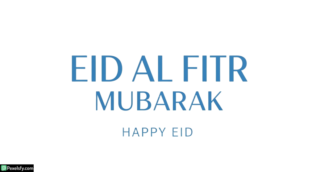 Eid al Fitr Mubarak greeting isolated on transparent background (7)