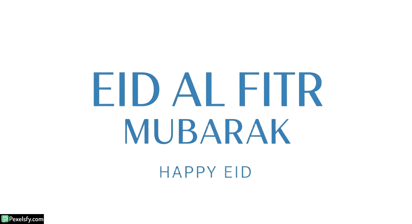 Eid al Fitr Mubarak greeting isolated on transparent background (7)