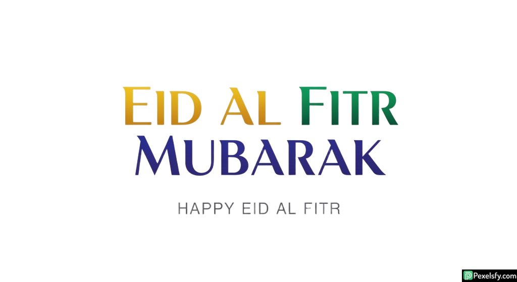 Eid al Fitr greeting card isolated on transparent background (10)