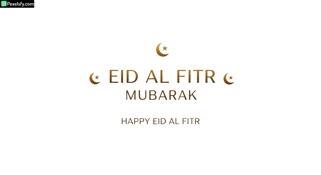 Eid al Fitr greeting card isolated on transparent background (11)