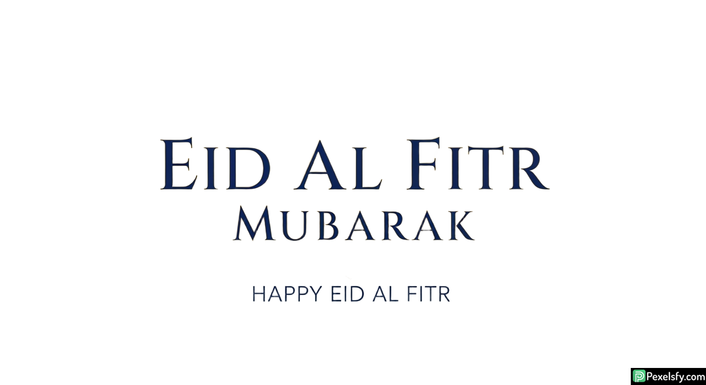 Eid al Fitr greeting card isolated on transparent background (6)
