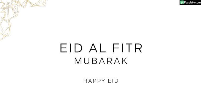 Eid al Fitr greeting card with geometric ornaments isolated on transparent background