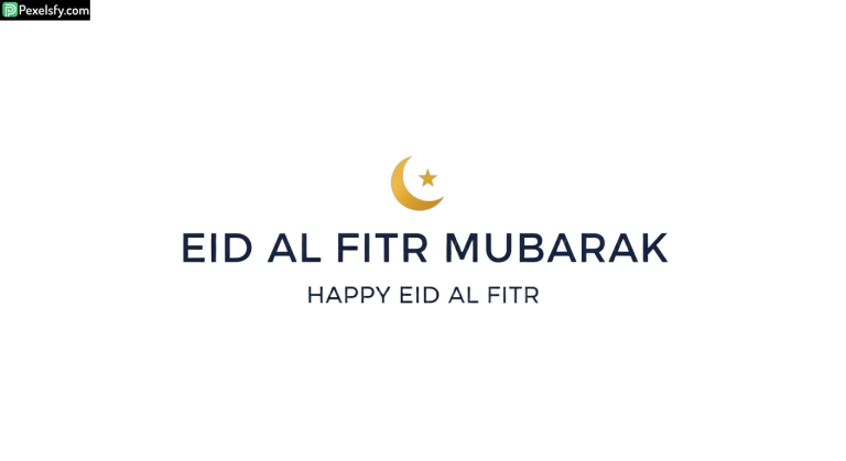 Eid al Fitr greeting with crescent moon isolated on transparent background (5)