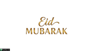 Golden Eid Mubarak calligraphy isolated on transparent background (20)