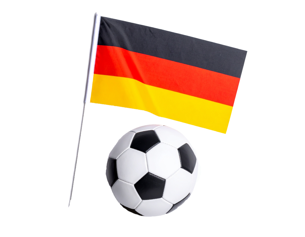 germany flag with football png transparent background