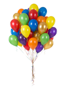 Balloons on white background 202607101502