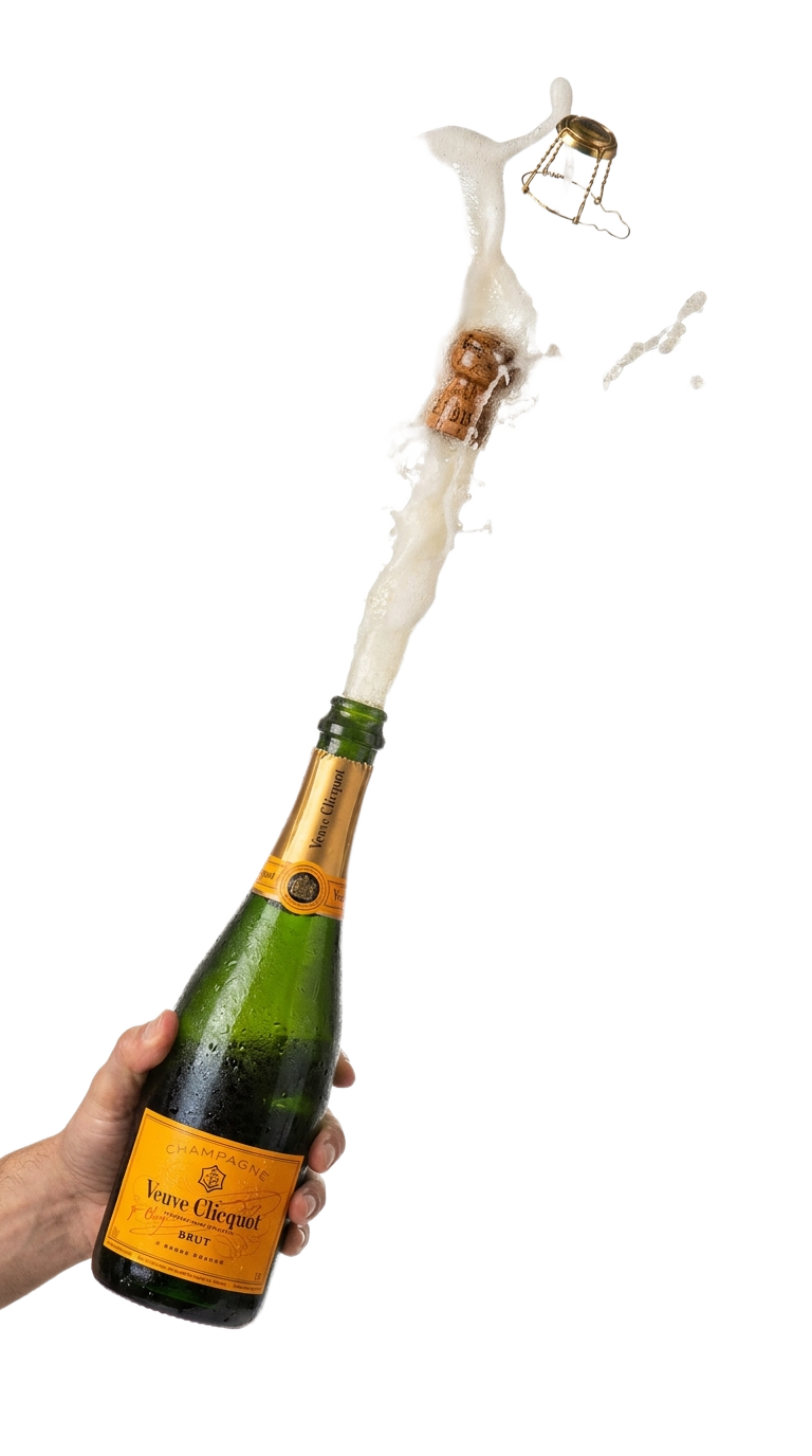 Champagne bottle popping white b… 202607101501