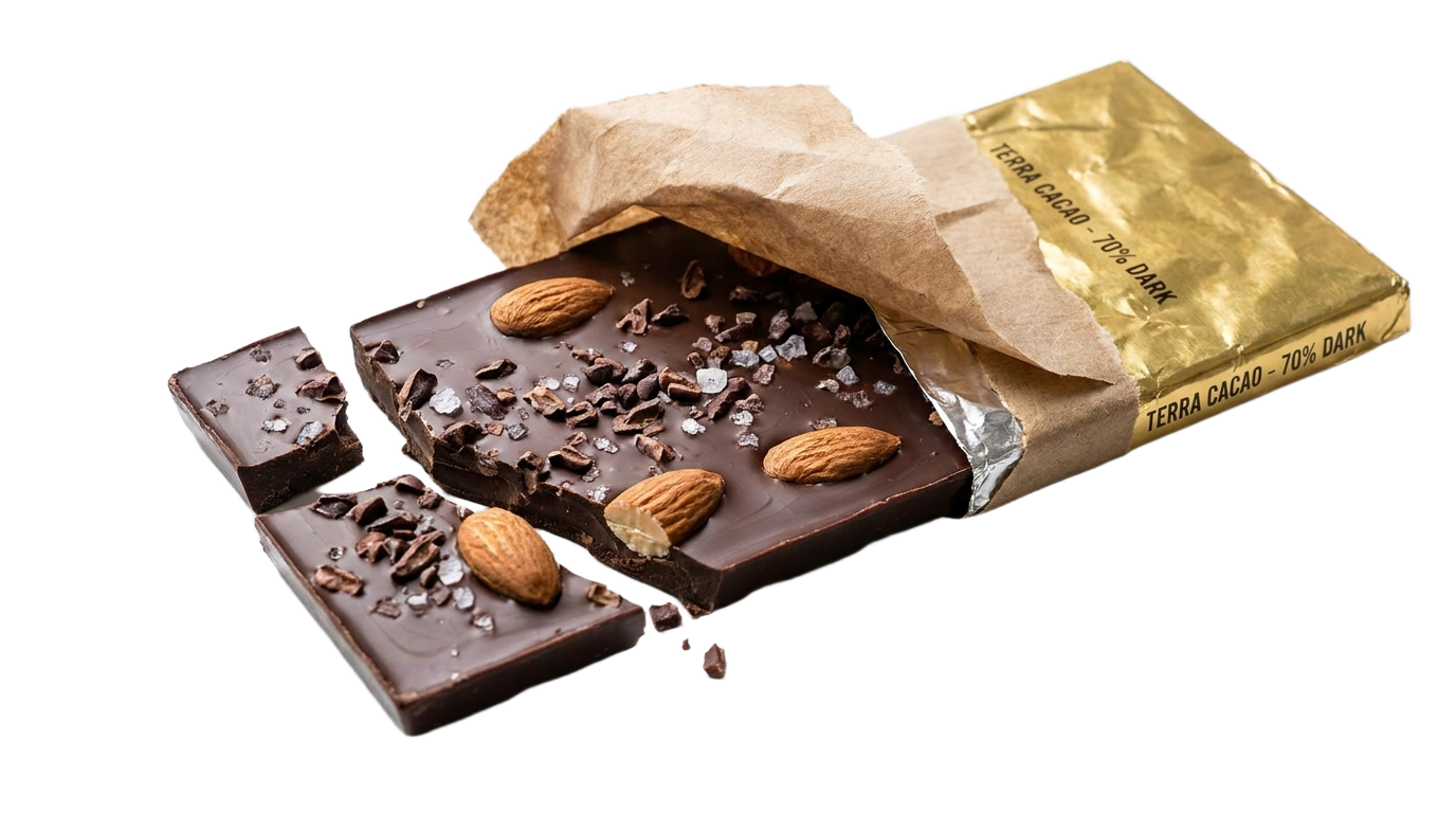 Chocolate bar white background 202607101502