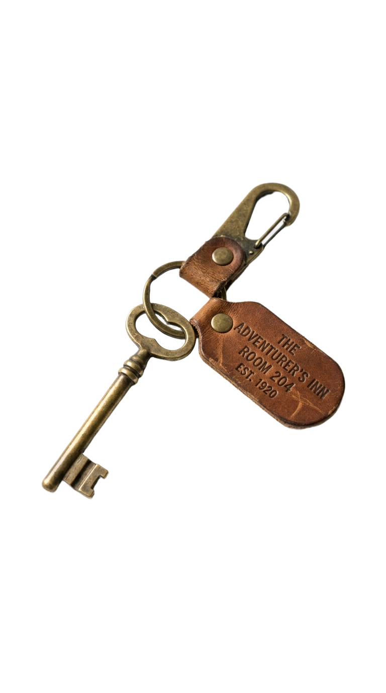 Key with keychain white background 202607101502