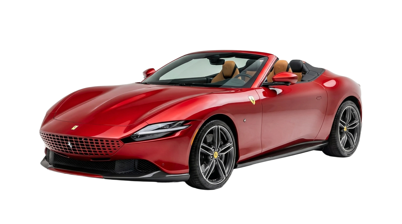 Red sports car white background 202607101502