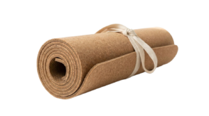 Rolled yoga mat white background 202607101501