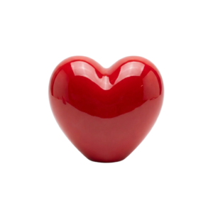 Shiny red heart white background 202607101501