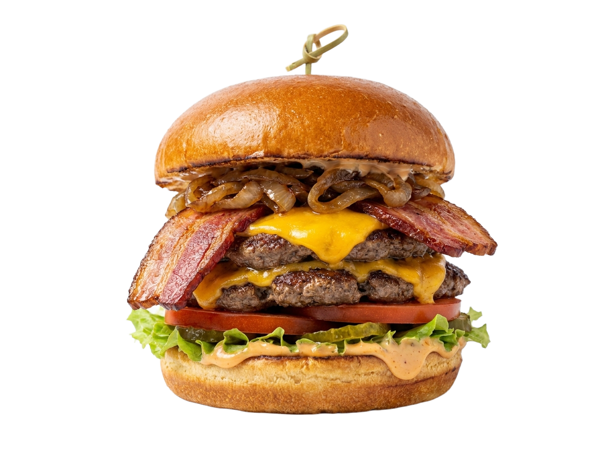 Stacked burger png transparent 202607101502