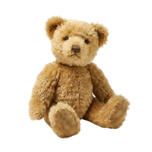 A brown teddy bear sitting PNG transparent background.