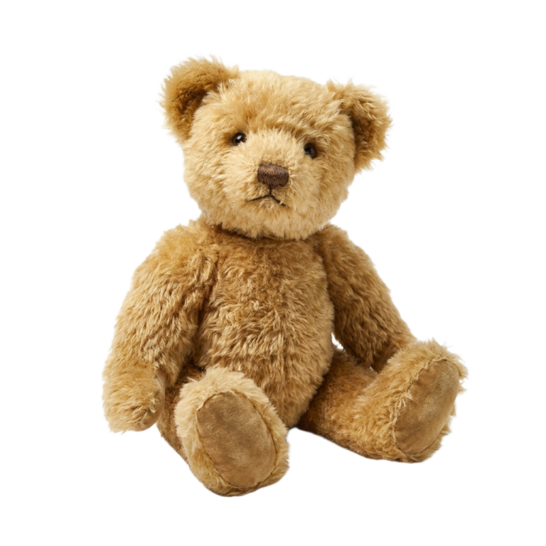 A brown teddy bear sitting PNG transparent background.