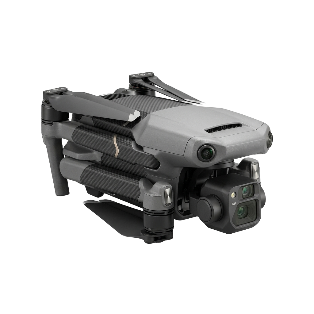 A drone with a camera attached to it.