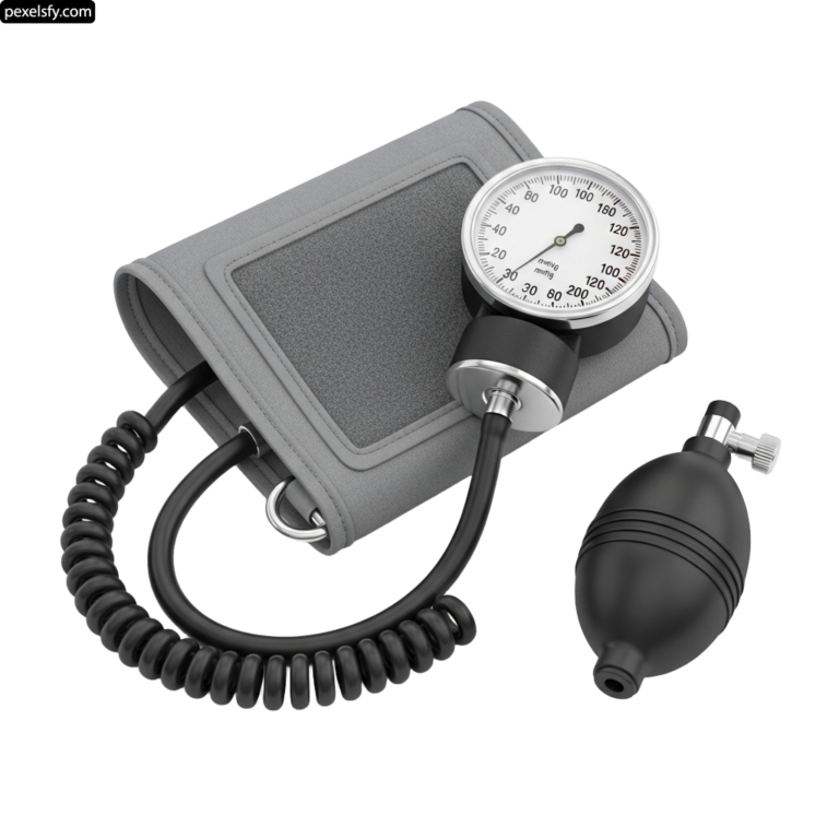 Aneroid sphygmomanometer with aneroid cuff png transparent background