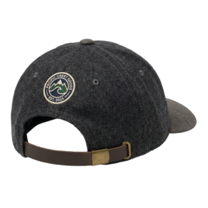 Baseball cap with a patch on the front of it. png transparent background