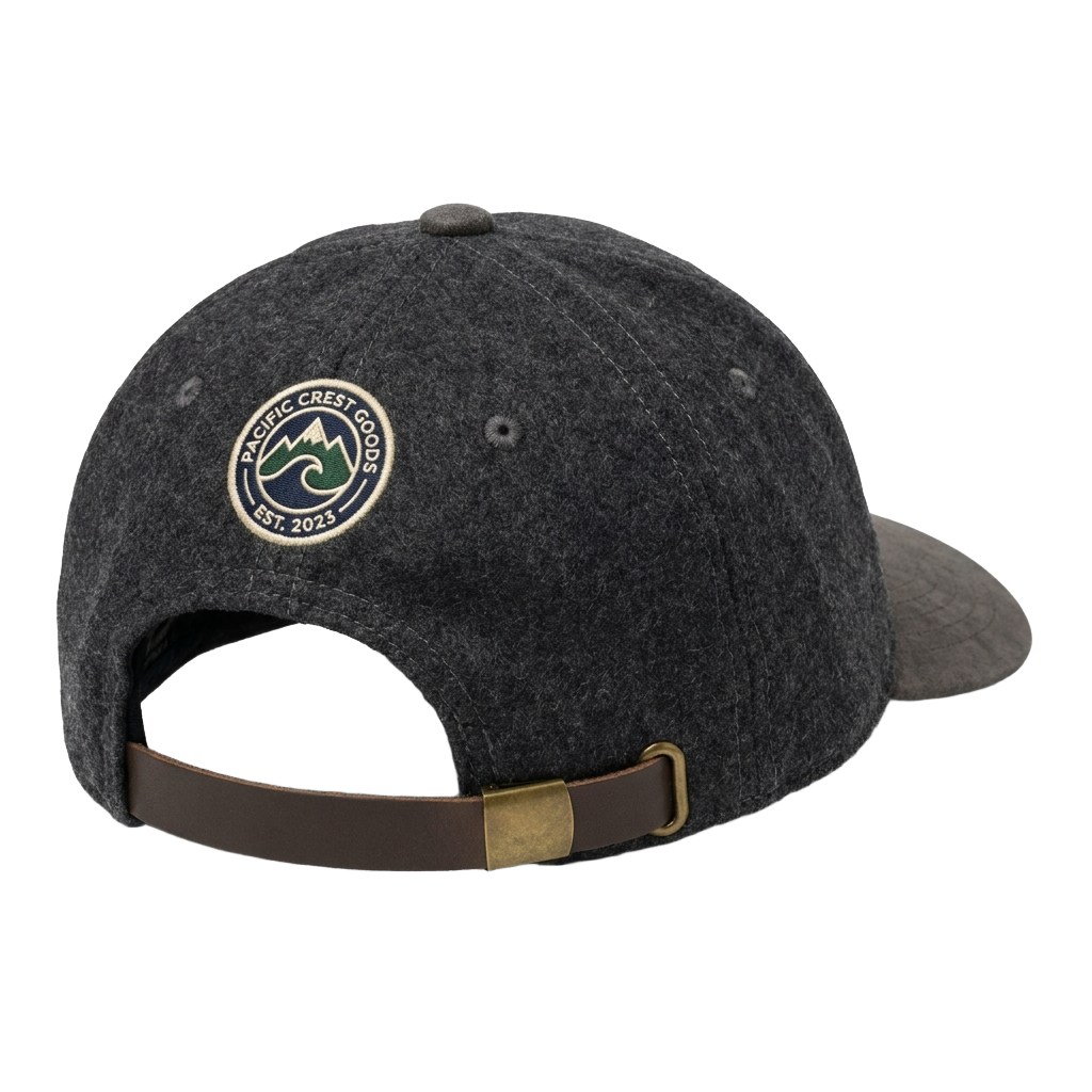 Baseball cap with a patch on the front of it. png transparent background