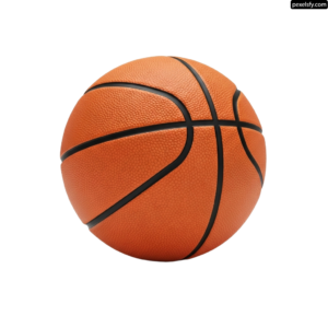 Basketball on a white background png transparent background