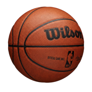 Basketball with the Wilson logo on it. png transparent background